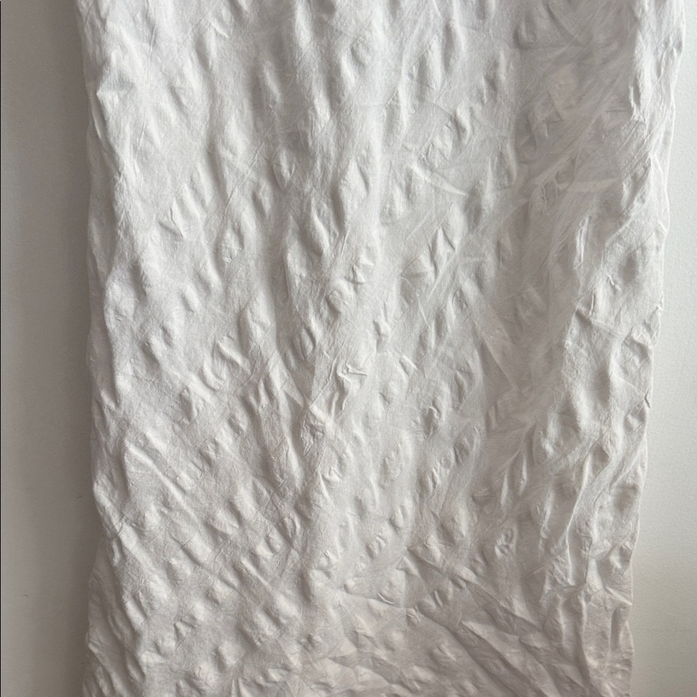 Free People Size Medium Free-est Natalya Solid Midi Dress in Ivory - Picture 7 of 16